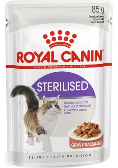 Sos İçinde Kısırlaştırılmış Yetişkin Kedi Konservesi 85gr