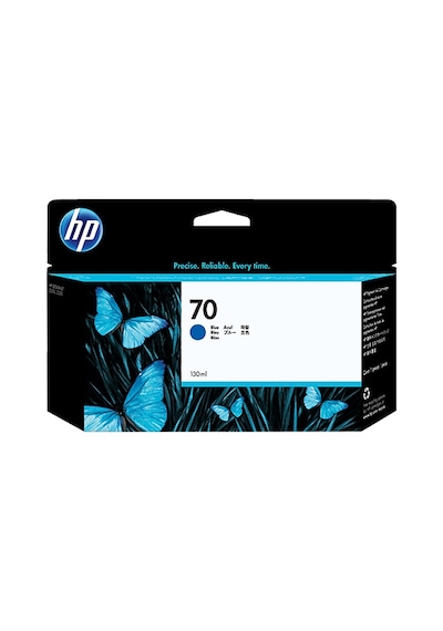 Hp 70 130 Ml Blue Ink Cartridge With Vivera Ink C9458A