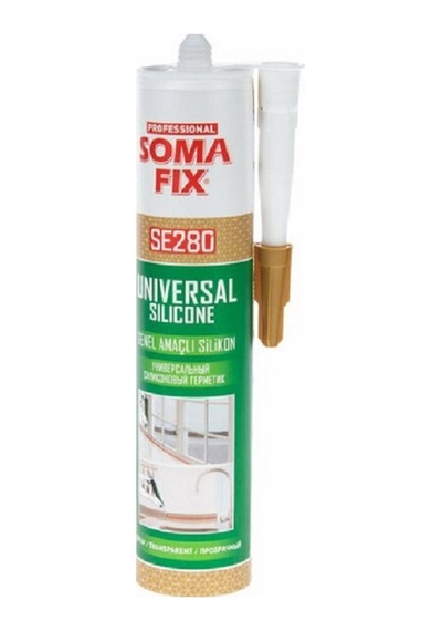 Gri Somafıx Genel Amaçlı Asetik Silikon 320 Gr