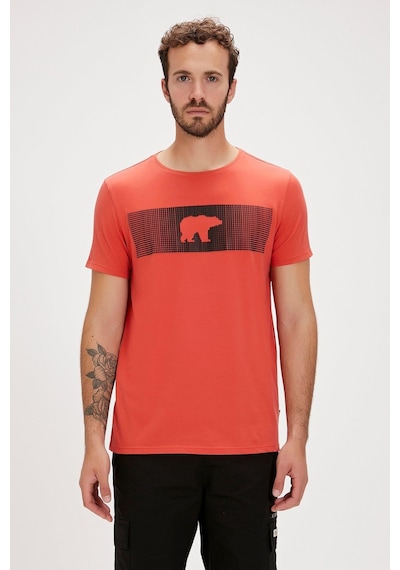 Bad Bear Fancy Erkek T-shirt-28393-turuncu Turuncu