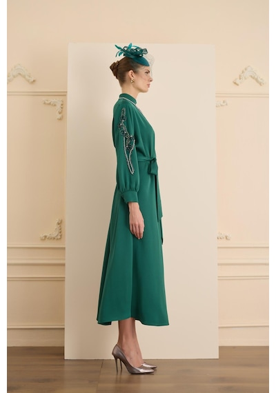 Senna Catherıne Dress Zümrüt Zümrüt