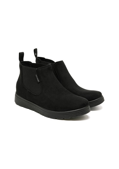 Bot Kadın 45 U33 Vx Fly Flot Cloth Woman Ankle Boot Black Siyah