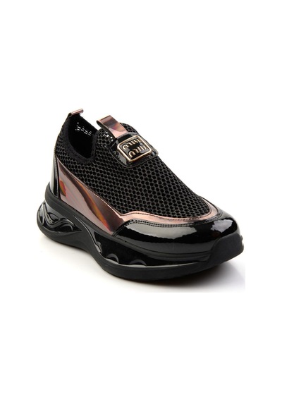 Bambi Siyah Kadın Sneaker K01228090208 Siyah