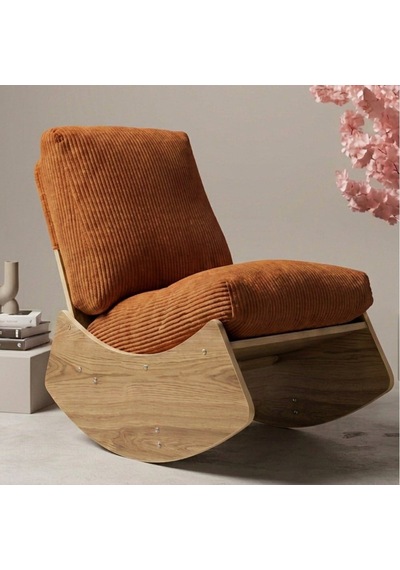 Comfort Sallanır Koltuk Tv Koltuğu Sallanan Berjer Sandalye Turuncu