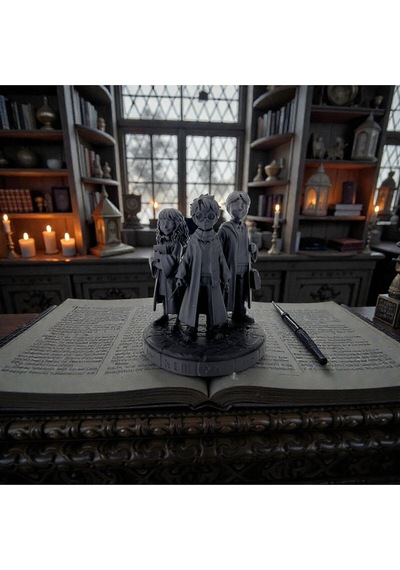 Harry Potter Harry, Hermione & Ron Üçlü Figür Dekoratif Koleksiyon Ürünü