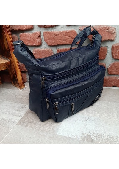 Bayan Çapraz Omuz Çantası Lacivert Gvn-0089 Lacivert