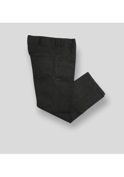 Nacar Store Çocuk 29ekim 10kasım 23nisan Gösteri Özel Gün Içten Lastik Ayarlamalı Keten Pantolon Siyah