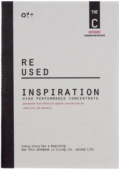Deffter Reused Grey Dikişli Çizgili Defter 64575-6 Gri