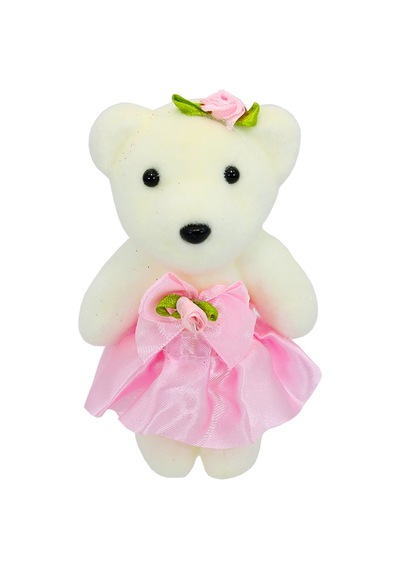 Minik Ayıcık Süs, 11Cm X 6Cm - Pembe - 10 Adet
