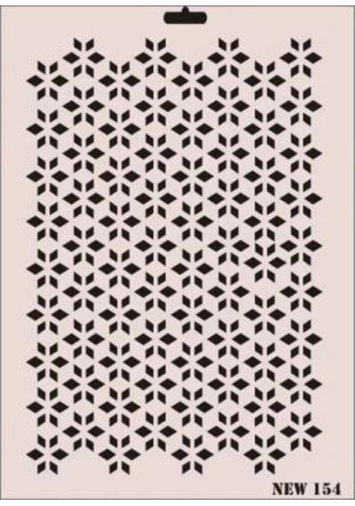 Mey İthalat Rich New Seri N-154 Stencil 35x25 Cm