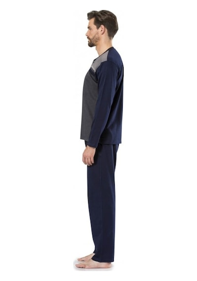 Pierre Cardin 5190 Erkek Jakarlı Pijama Takımı Damatlık Kutulu Bordo