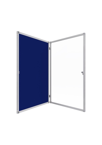 Kilitli Cam İlan Panosu 70x100cm Kumaş Diğer