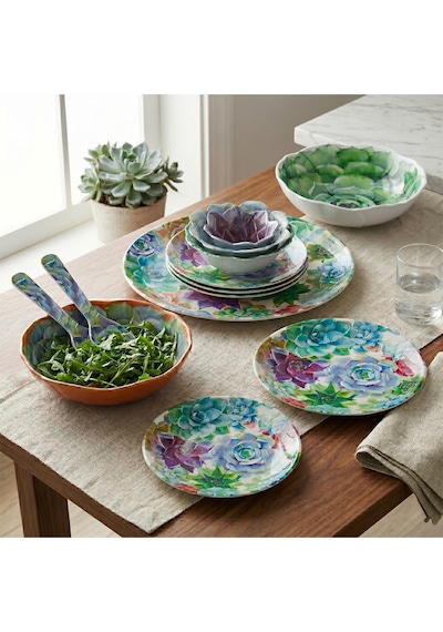Lucky Art Vivace Melamin Salata Kasesi 30 Cm Dıo30029 Çok Renkli
