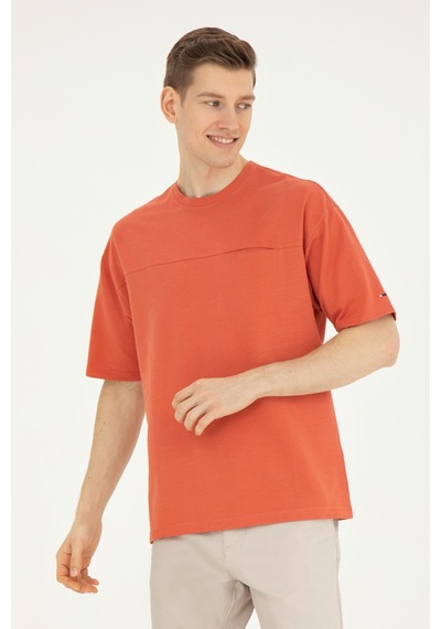 U.S. Polo Assn. Erkek Comfort Fit Bisiklet Yaka Pudra Tişört 50282236-VR042 U.S. Polo Assn. Erkek Comfort Fit Bisiklet Yaka Pudra Tişört 50282236-VR042