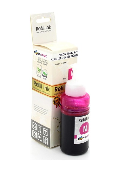 Epson T6733 Kırmızı Uyumlu Mürekkep Tüpü 70Ml/ L800 / L805 / L810