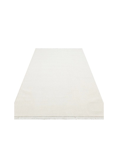 Hoom Rugs Helsinki Plain White Polyester Modern İskandinav Halı Beyaz