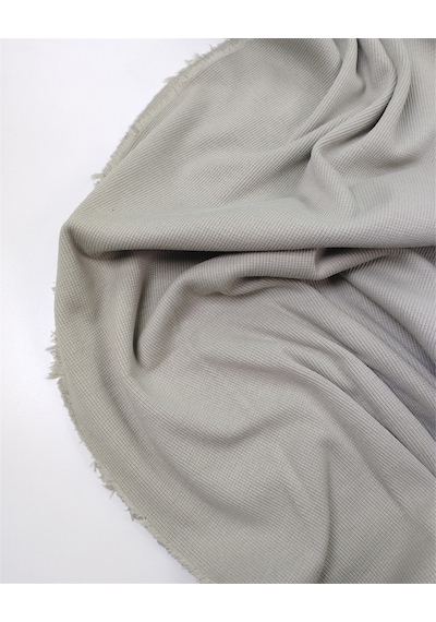 Pastel Çağla Yeşili Renkte Kaşkorse Ribana Kumaş Manşetlik & Yakalık En: 100cm-12406
