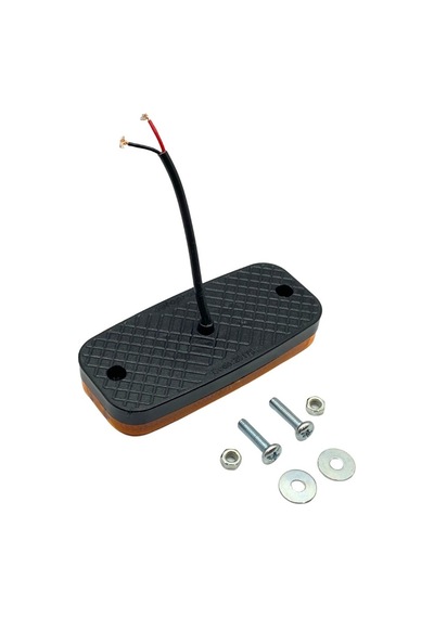 24v Dorse Yan Sinyal Lamba Side Marker 3 Ledli Dışa Bağlantı Oval 110 50 Mm 32591396