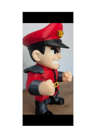 Street Fighter M Bison 20 Cm Figür