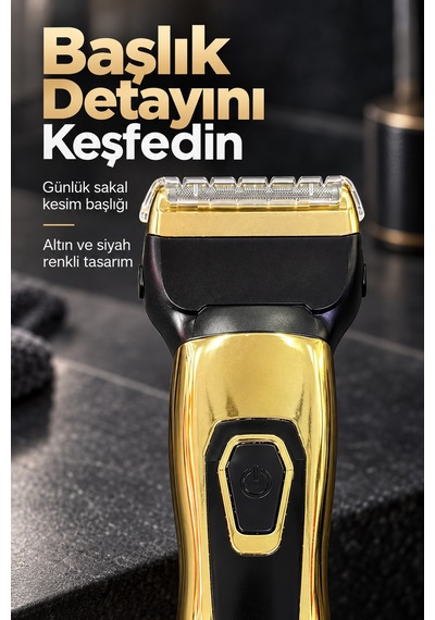 Sakal Tıraş Makinesi Günlük Sakal Kesim Başlıklı