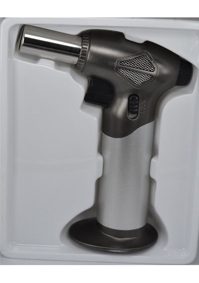 Butane Power Ayarlanabilir Torch Pürmüz Çakmak 2500 F Gümüş