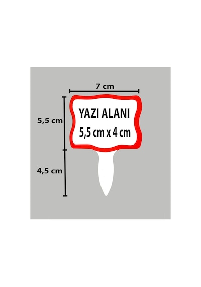 Tatlıcı Baharatçı Kuruyemişçi Mini Fiyat Etiketi 20 Li Pk