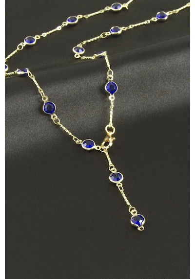 Kristal Taşlı Y Kolye Elk-bjtıeg Sarı 50352286