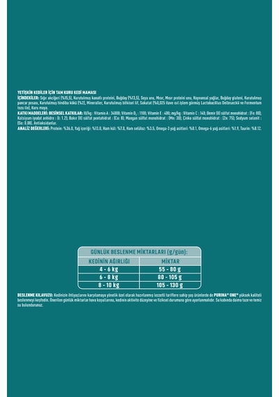 Purina One Sığır Etli Kısırlaştırılmış Kedi Maması 1,4 Kg