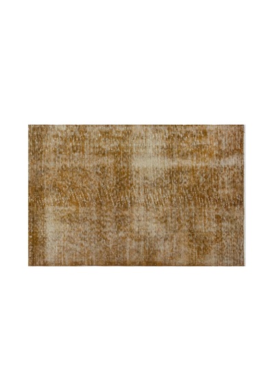 El Dokuması Vintage Yün-pamuk Kahve Halı 28978 185 X 280 Cm Kahverengi