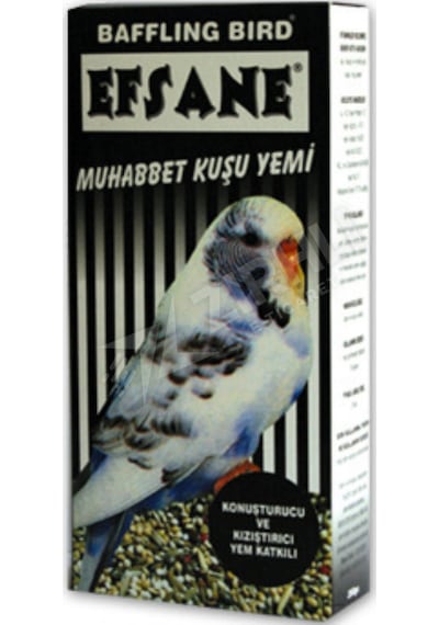 Efsane Kuş Yemi Quadro Siyah Beyaz 300gr