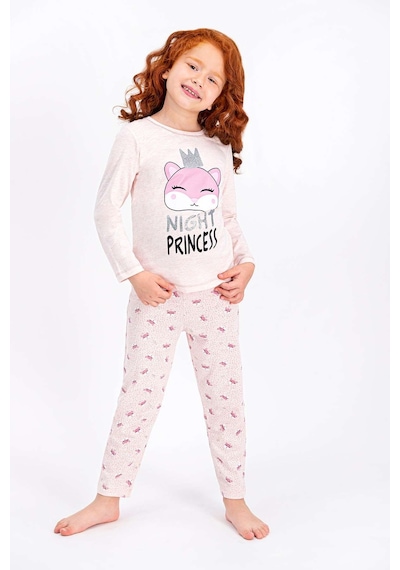 Rolypoly Night Princess Pembemelanj Kız Çocuk Pijama Takımı 5274-25226 Pembe Melanj Rolypoly Night Princess Pembemelanj Kız Çocuk Pijama Takımı 5274-25226 Pembe Melanj
