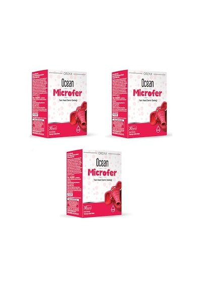 Ocean Microfer Damla Takviye Edici Gıda 30 ML 3 Adet