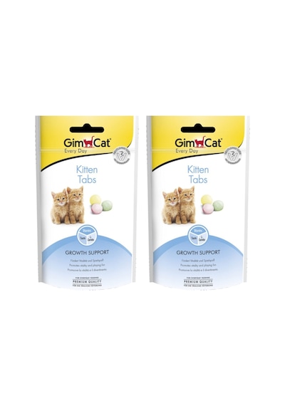 Gimcat Tabs Growth Support Yavru Kedi Ödül Tableti 2 x 40 G