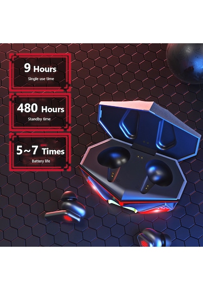 K98 Tws Kablosuz Bluetooth Spor Mikrofonlu Kulaklık