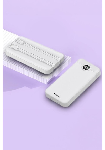 20000mah 2 Çıkışlı Taşınabilir Pd 22.5w Hızlı Şarj Dijital Göstergeli Powerbank