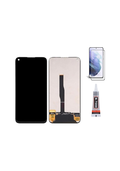 Huawei P40 Lite Uyumlu Ekran Lcd Dokunmatik B7000 15ml Yapıştırıcı Ve Kırılmaz Cam İle Beraber Yc