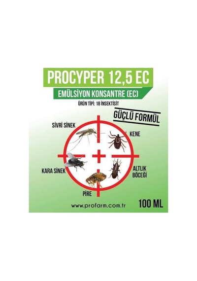 Refarm Procyper 12,5 Ec 1Lt Etkili Pire Kene Altlık Böceği