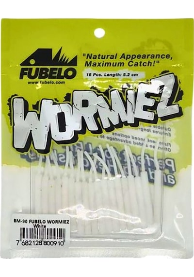 Fubelo Wormiez 5.2cm 18 Adet Lrf Silikonu Pink Yellow