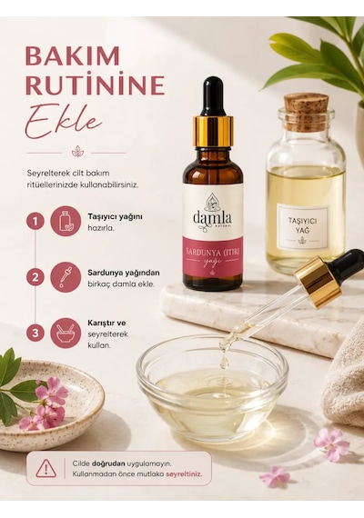 Biodamla Natural Sardunya Itr Yağı 10 Ml