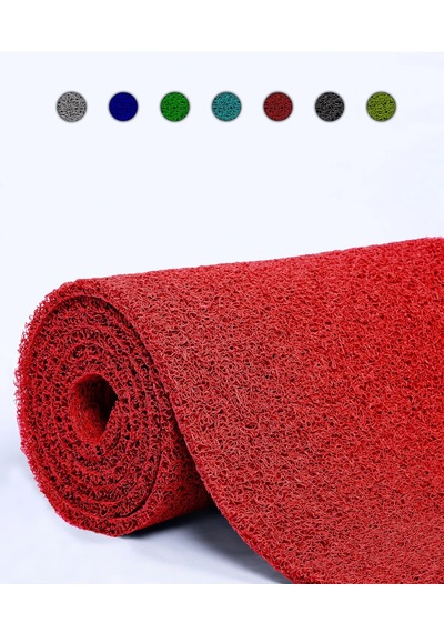 Kırmızı Kıvırcık Yolluk En 100 Cm Kalınlık 14 Mm
