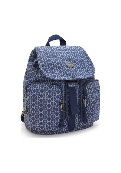 Kipling Kıplıng Anto S Küçük Boy Sırt Çantası Lacivert Sıgnature Denım Lacivert