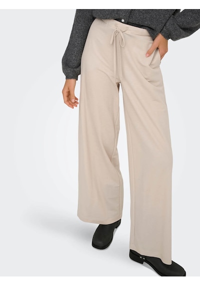 Only Onlsakura Loose Pull Up Bej Kadın Pantolon 15366882 Bej