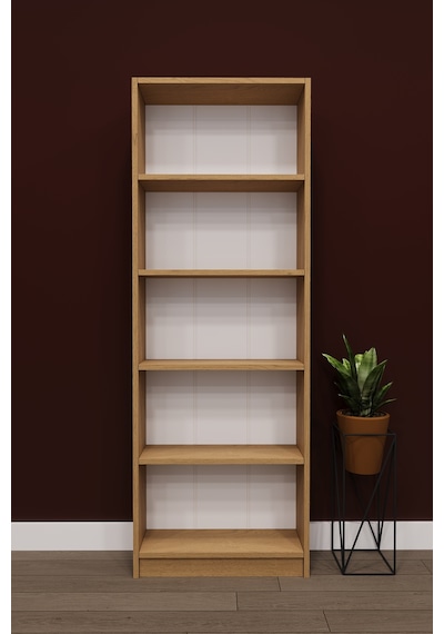 Lüks 5 Raflı Ev Ofis Kitaplık %100 Mdf Modern Dekoratif Kütüphane Kitaplık K002 Karına