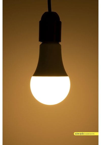 ACK LED A70 Ampul 3000K Gün Işığı 220V 15W E27