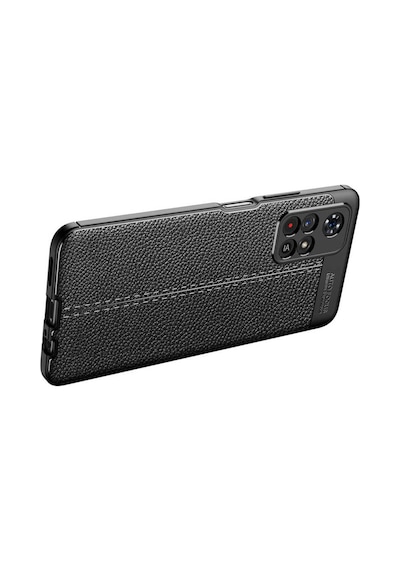 Xiaomi Poco M4 Pro 5G Kılıf Zore Niss Deri Desenli Silikon Kılıf