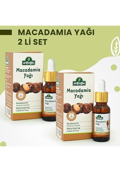Arifoğlu Macadamia Yağı 2 x 20 ML