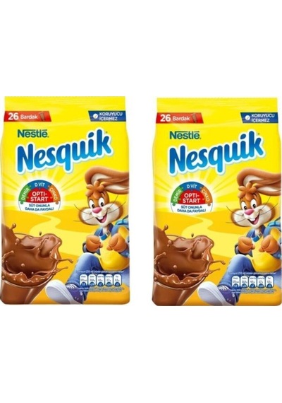 Nestle Çikolatalı Sütlü Içecek Tozu 2 Adet X 375 Gram Diğer