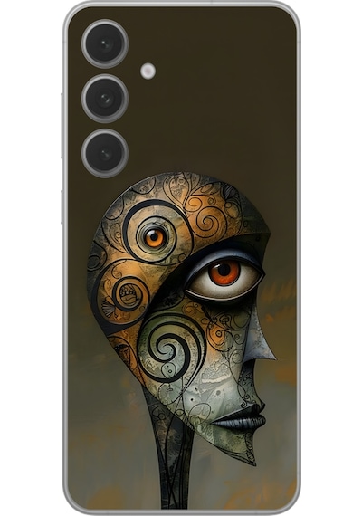 Samsung Galaxy S24plus Uyumlu Şeffaf Kılıf Tablo 2 Tasarımlı