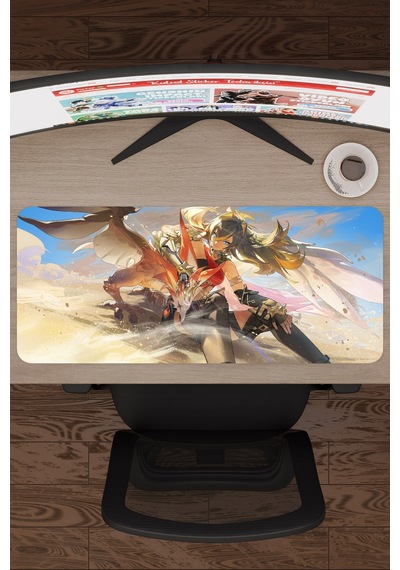 Dehya Genshin Impact Anime Gacha V1 - 70x30 Xl Gaming Mouse Pad Fare Altlığı
