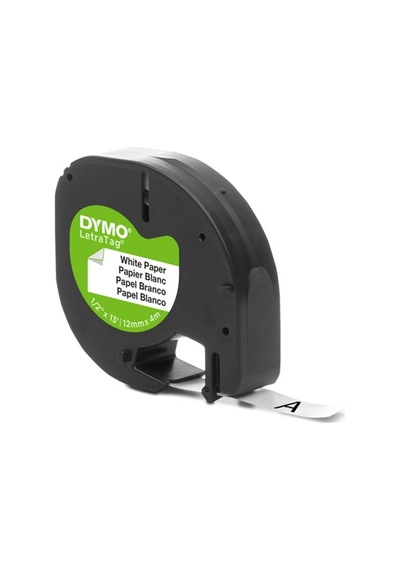 Dymo S0721510 Letratag Kağıt Şerit 12mm X 4 Mt , Beyaz 59421 91200 Kdo